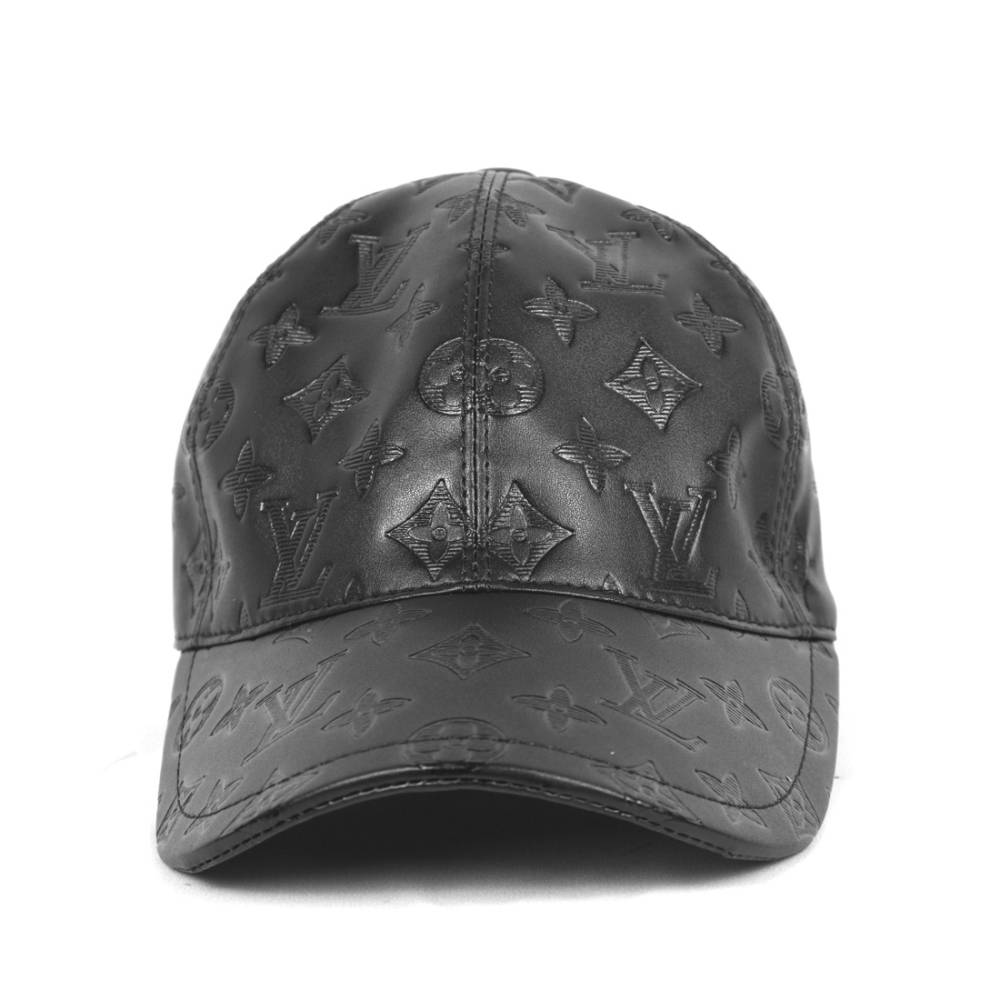 Louis Vuitton Monogram Black Premium Cap-2