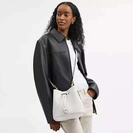 Coach Rowan Bucket White Bucket Shoulder bag-4