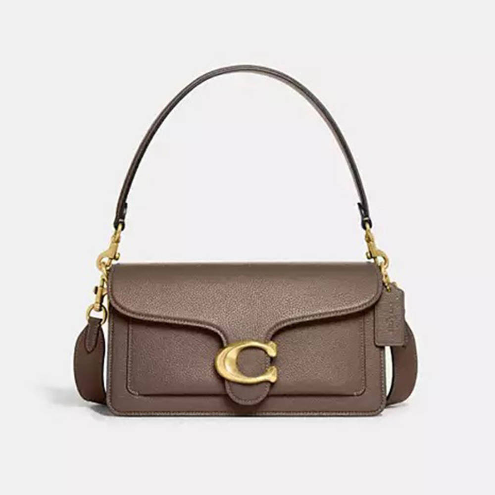 Coach Georgie In Blocked Signature Canvas Shoulder Bag-thumb-0