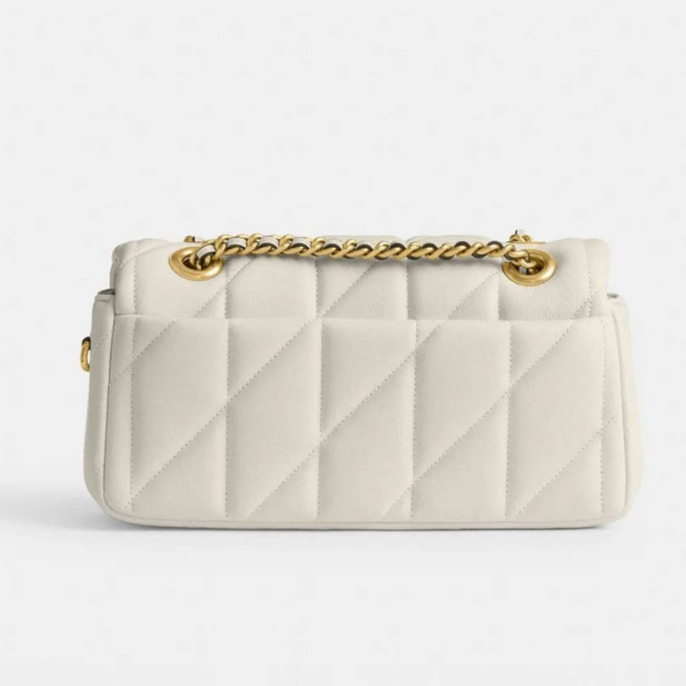 Coach Tabby 26 With Pillow Quilting White Sling Bag-thumb-1