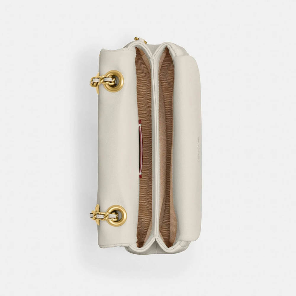 Coach Tabby 26 With Pillow Quilting White Sling Bag-thumb-4