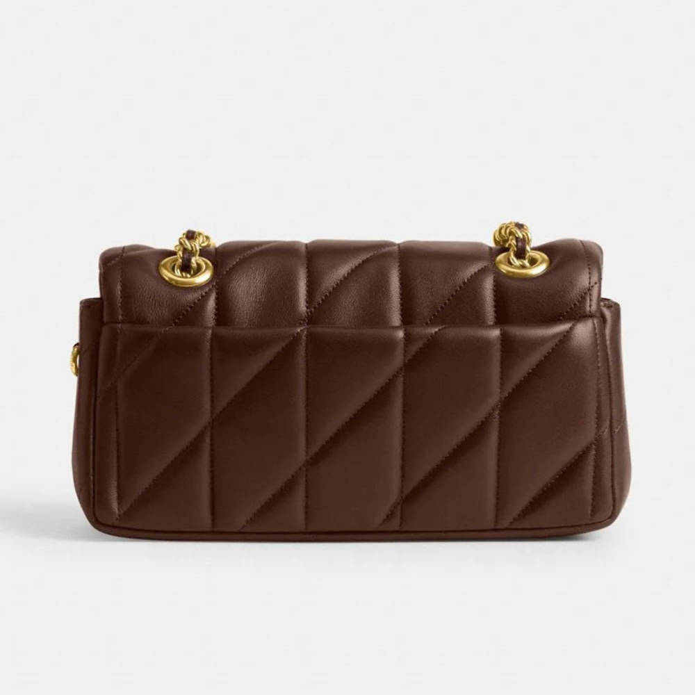 Coach Tabby 26 With Pillow Quilting Dark Wine Sling Bag-1