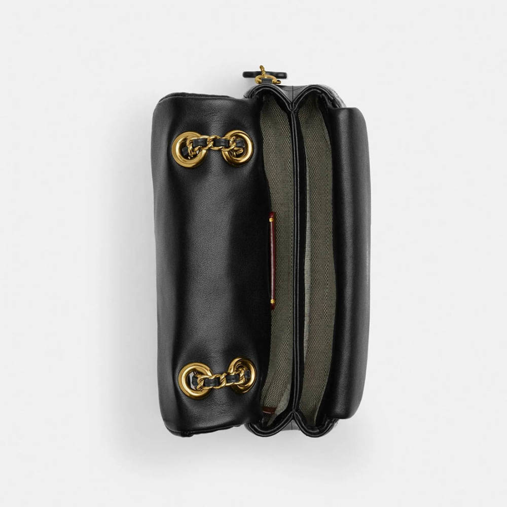 Coach Tabby 26 With Pillow Quilting Black Sling Bag-3