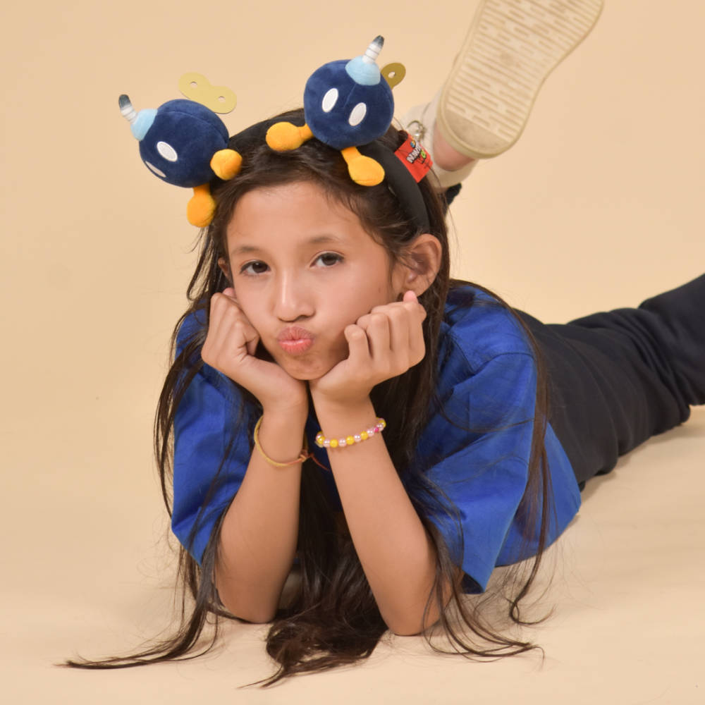 Moschino Blue Teddy Print Premium Kids T-shirt-3