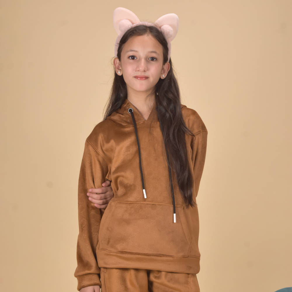 Gucci Brown Premium Quality Kids Tracksuit-thumb-3