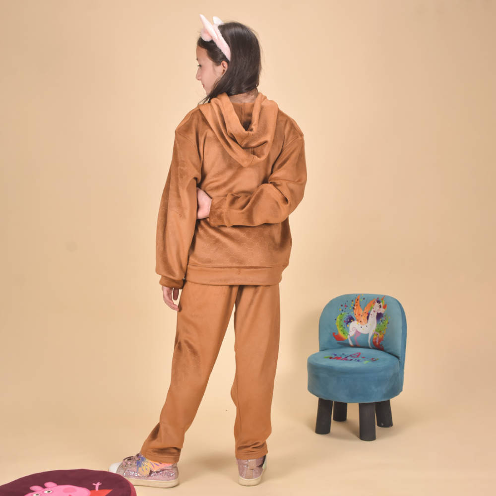 Gucci Brown Premium Quality Kids Tracksuit-thumb-6