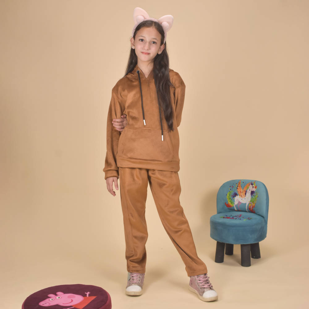 Gucci Brown Premium Quality Kids Tracksuit-thumb-2