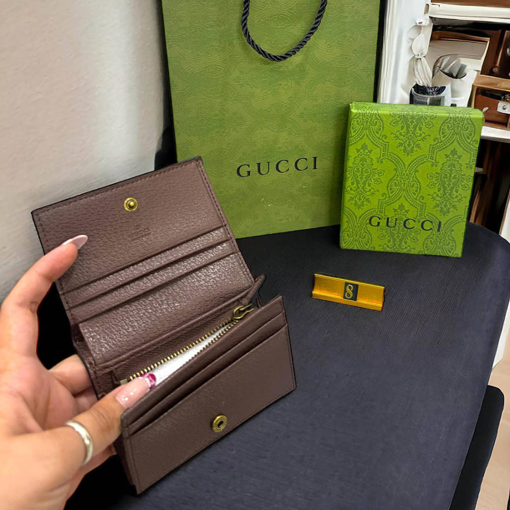Gucci Bi-fold Brown Premium Wallet-3