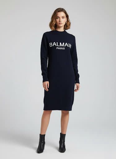Balmain Paris Blue Premium Quality Sweatshirt-thumb-0