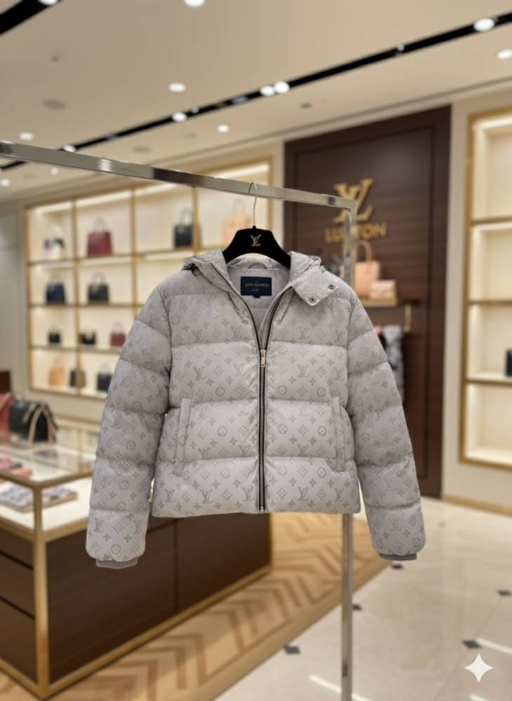 Louis Vuitton Grey Premium Quality Jacket-thumb-2