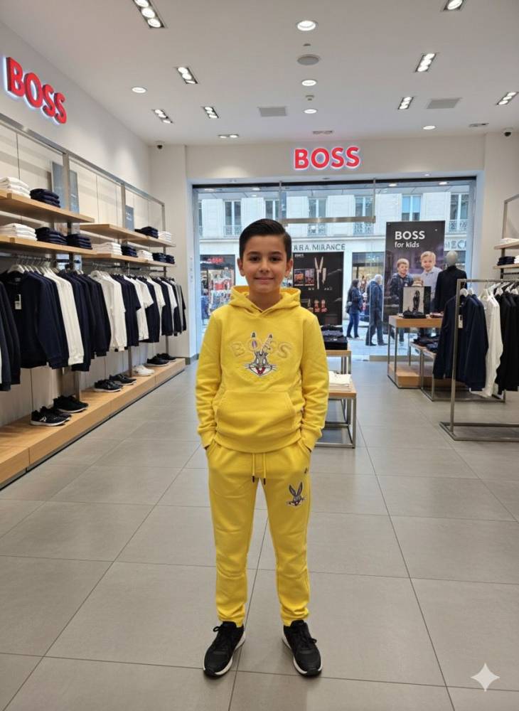 Boss Yellow Premium Quality Tracksuit-1
