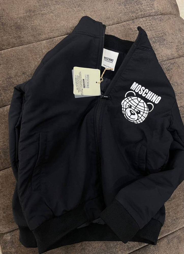 Moschino Black High End Quality Kid's Jacket-1