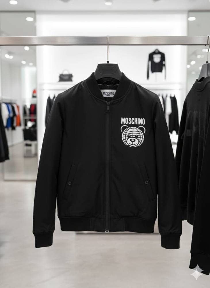 Moschino Black High End Quality Kid's Jacket-2