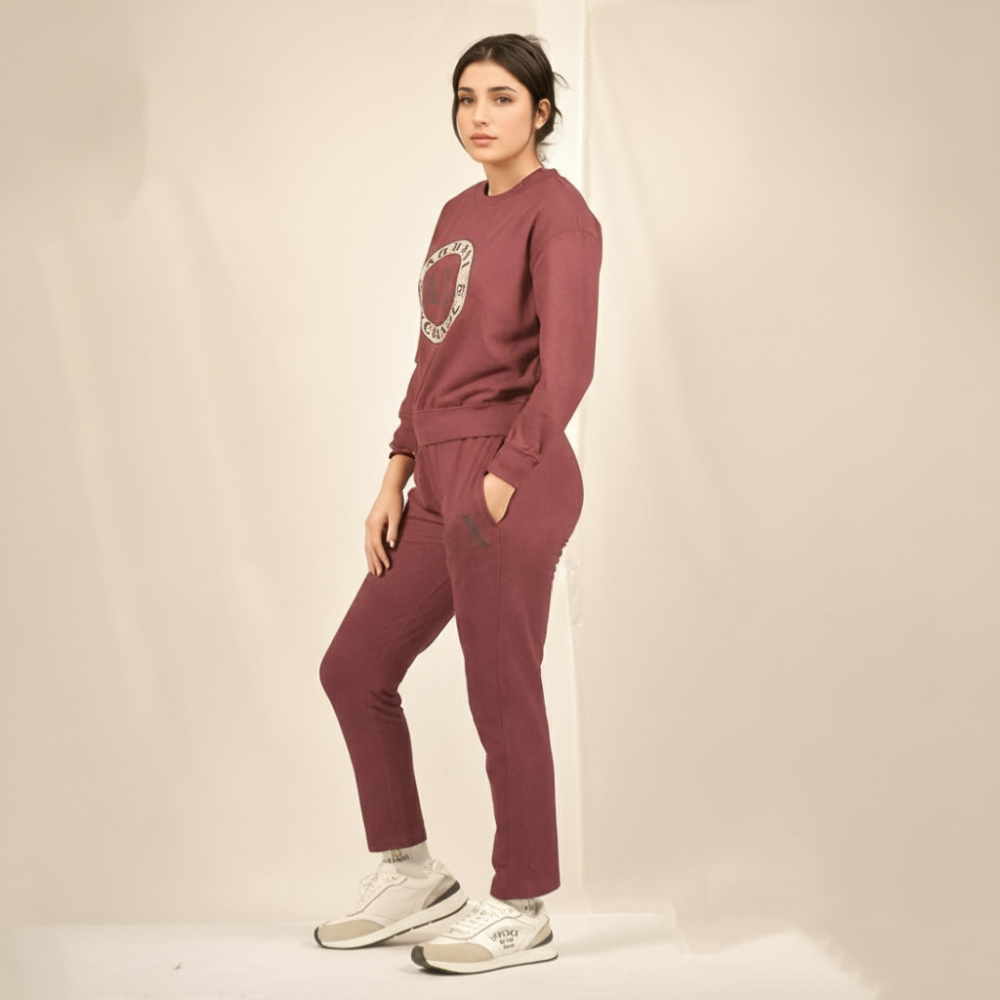 Armani Exchange Magenta Premium Quality Tracksuit-thumb-3
