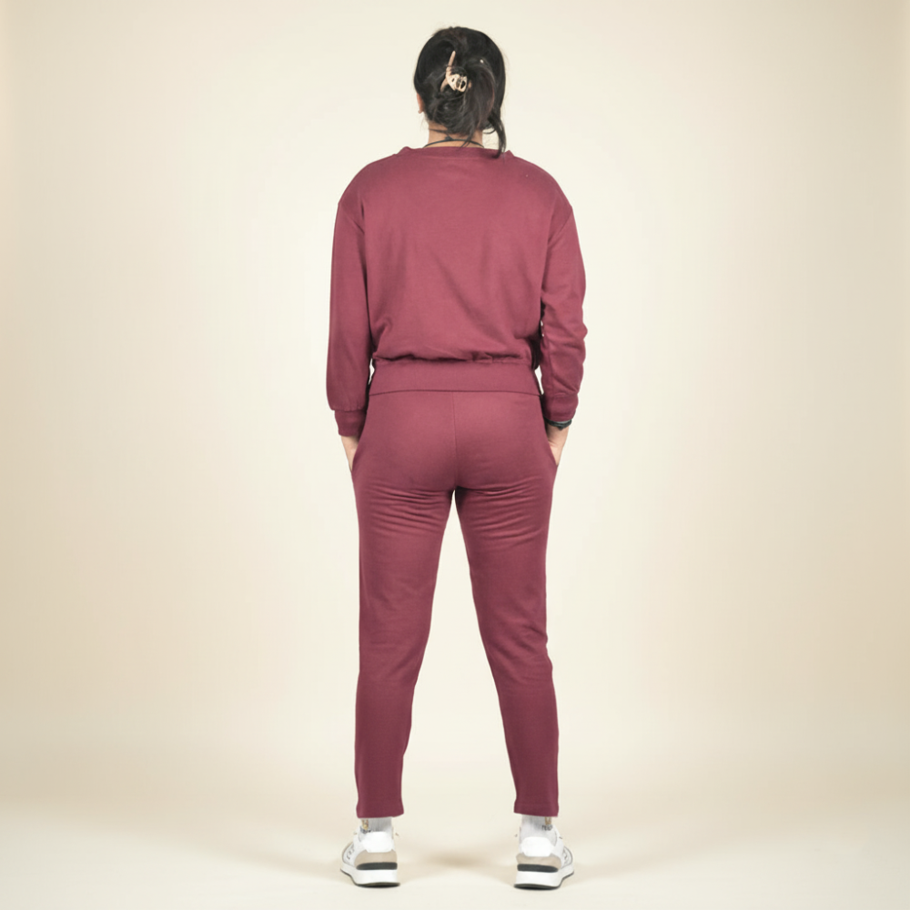 Armani Exchange Magenta Premium Quality Tracksuit-thumb-5