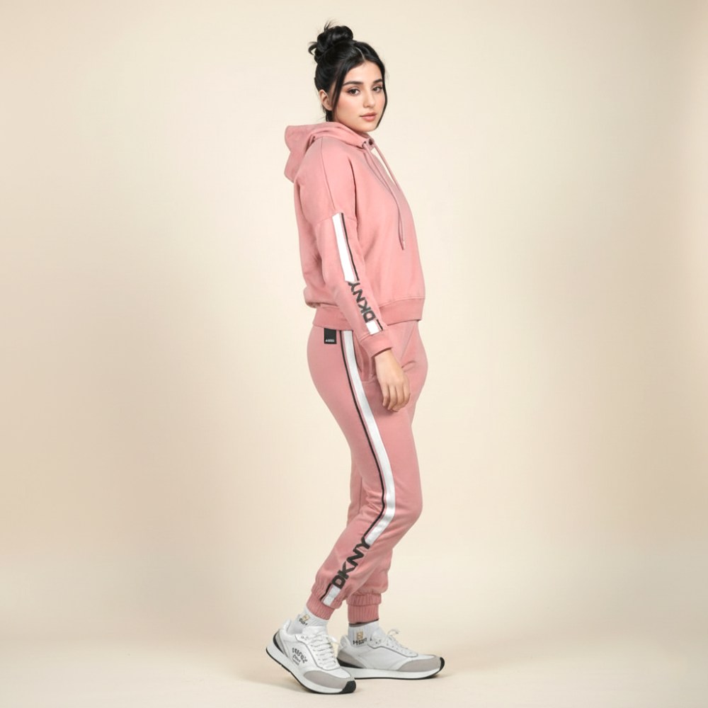DKNY Pink Premium Quality Tracksuit-1