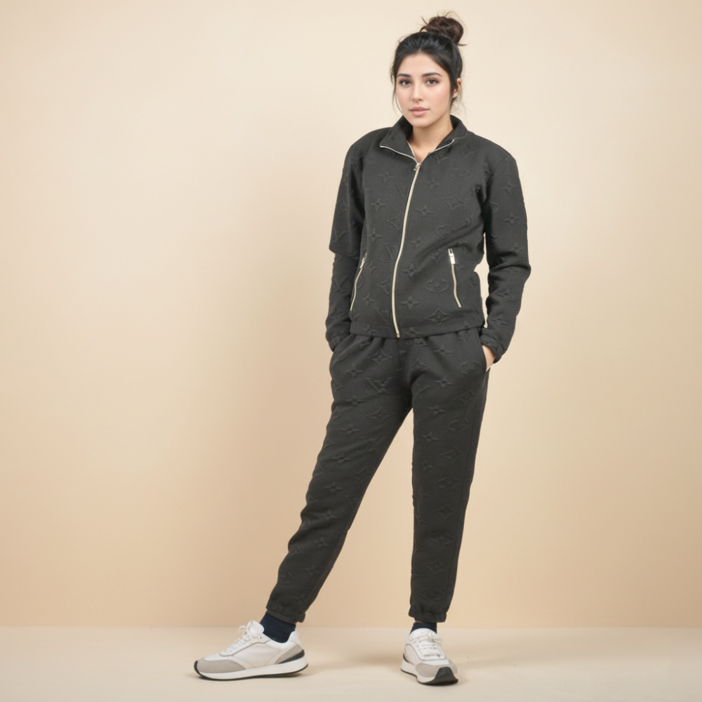 Louis Vuitton Green Premium Quality Tracksuit-2