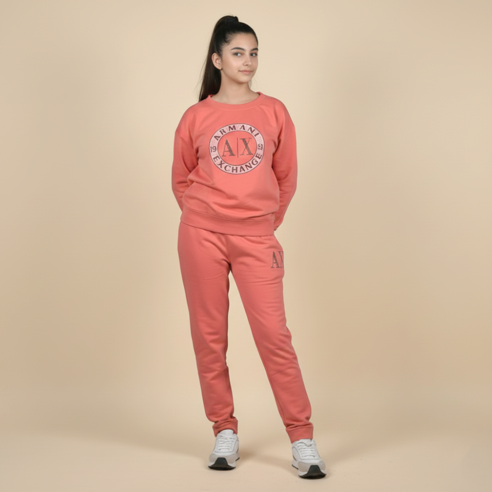 Armani Exchange Orange Premium Quality Tracksuit-1