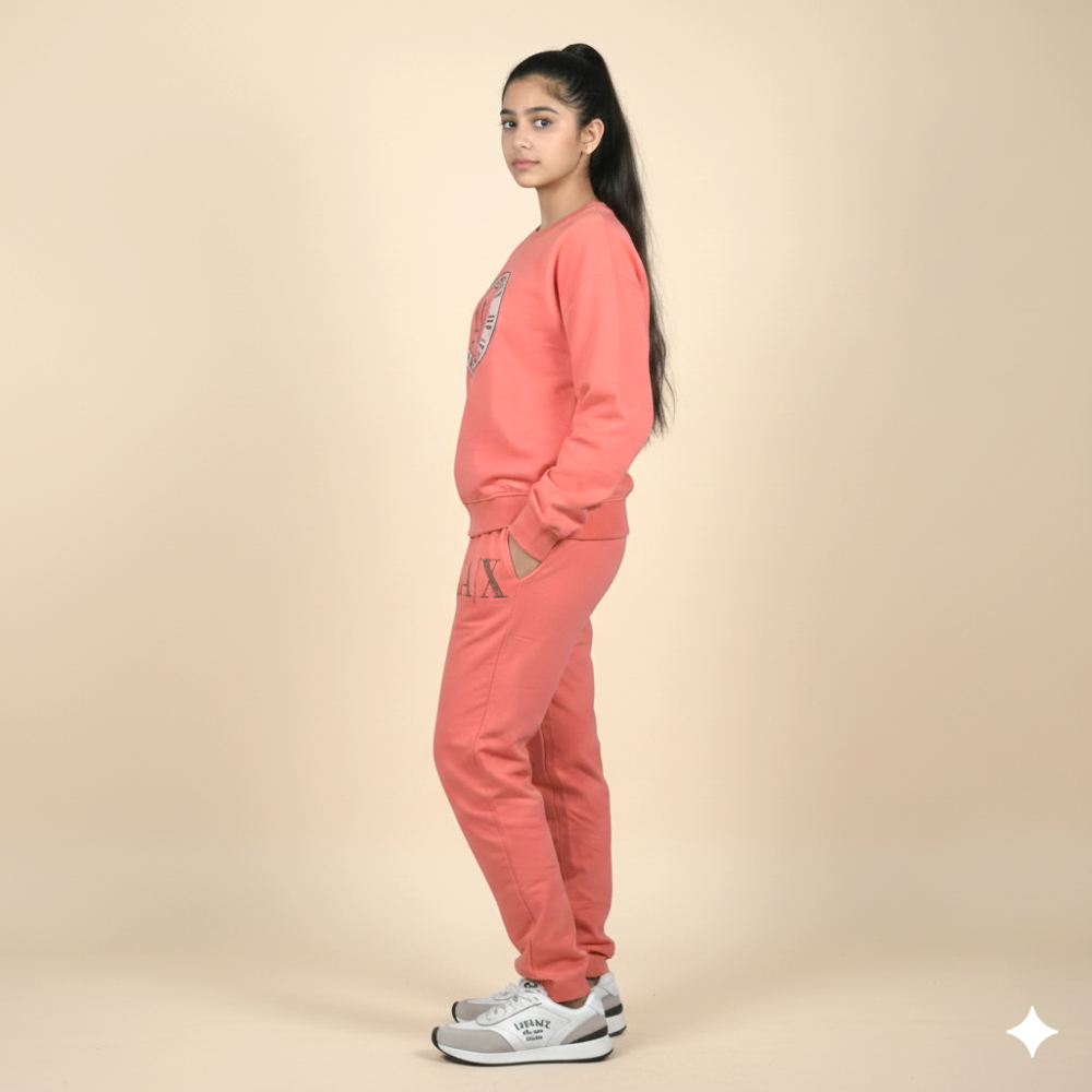 Armani Exchange Orange Premium Quality Tracksuit-2