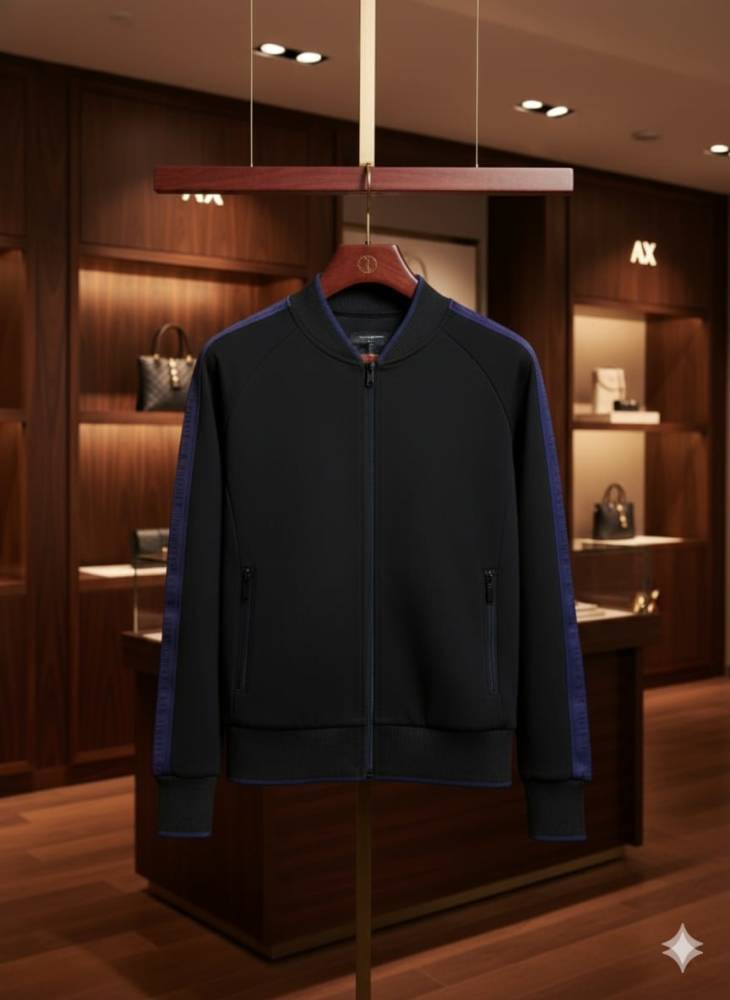 Armani Exchange Black Premium Quality Jacket-1