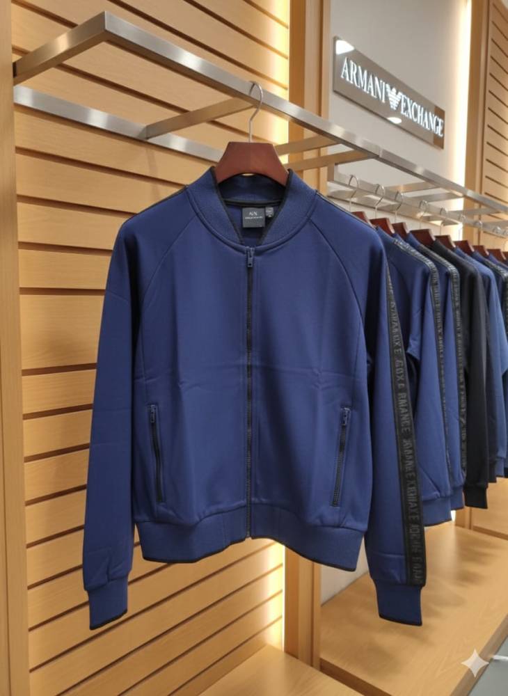Armani Exchange Blue Premium Quality Jacket-thumb-1