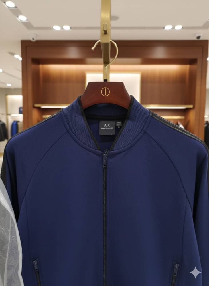 Armani Exchange Blue Premium Quality Jacket-thumb-2