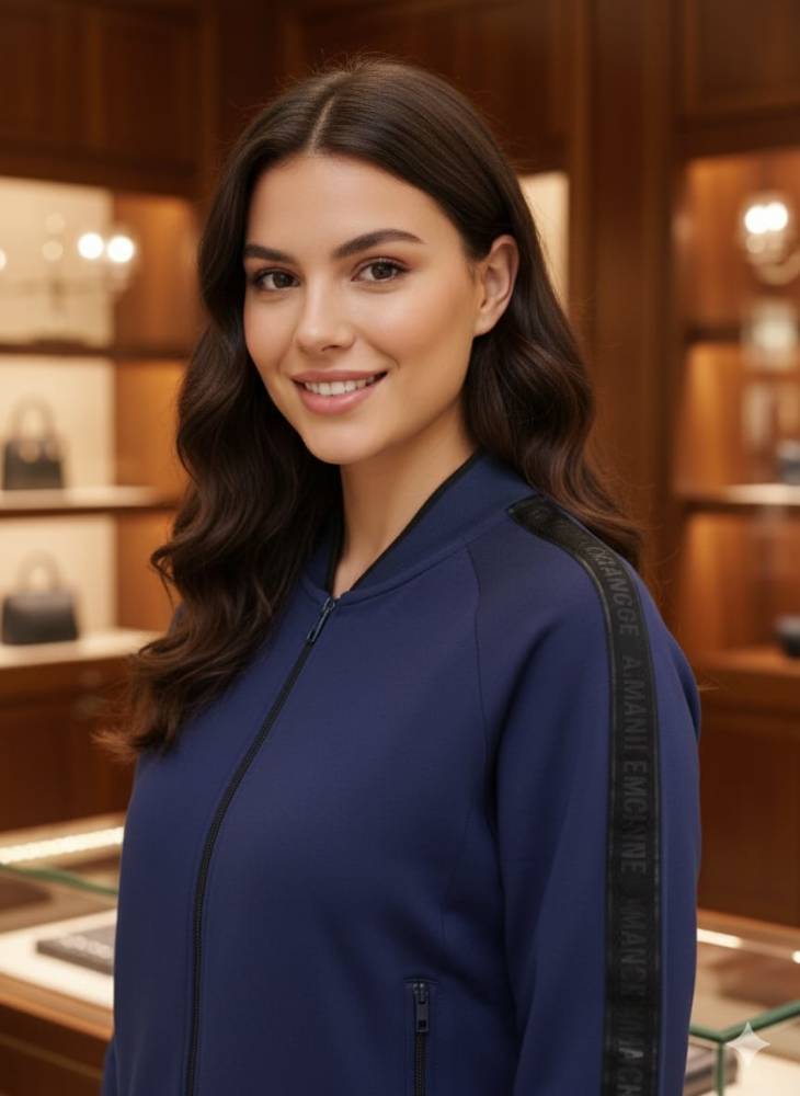 Armani Exchange Blue Premium Quality Jacket-thumb-0