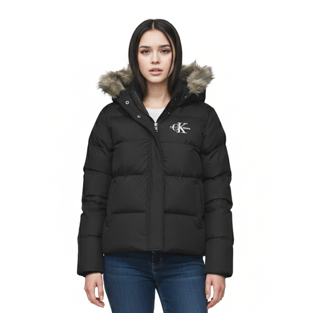 Calvin Klein Black Premium Quality Puffer Jacket-thumb-0