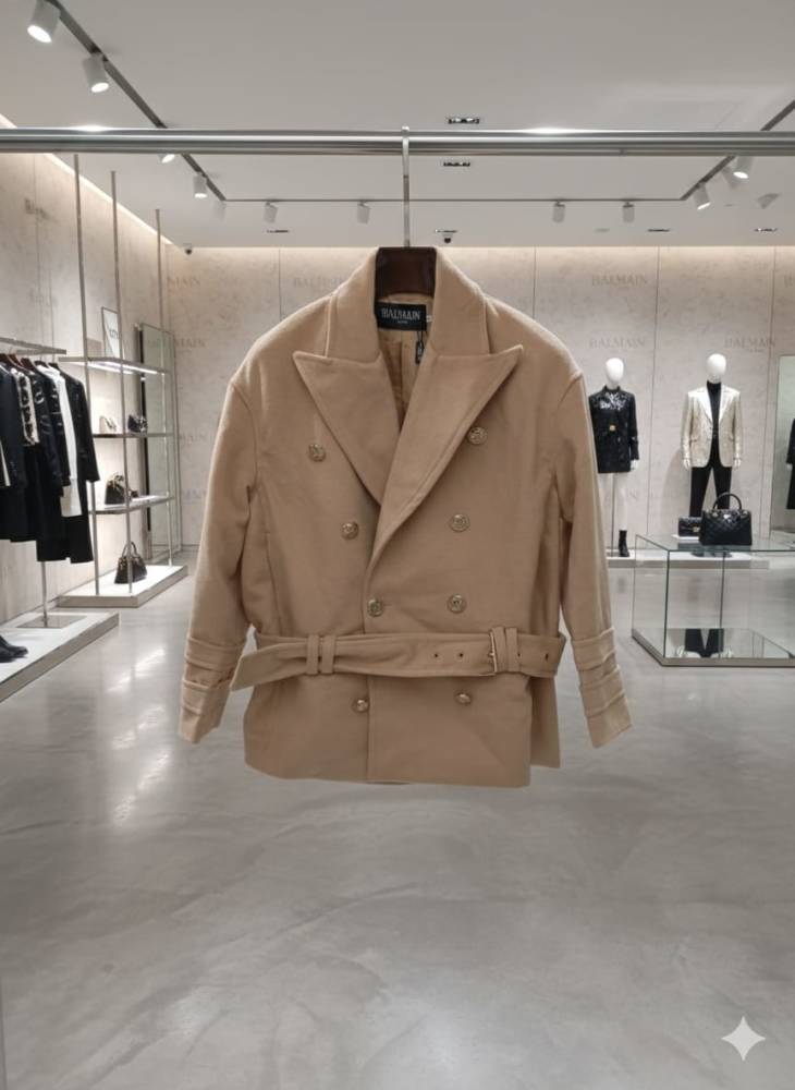 Balmain Brown Premium Quality Jacket-3