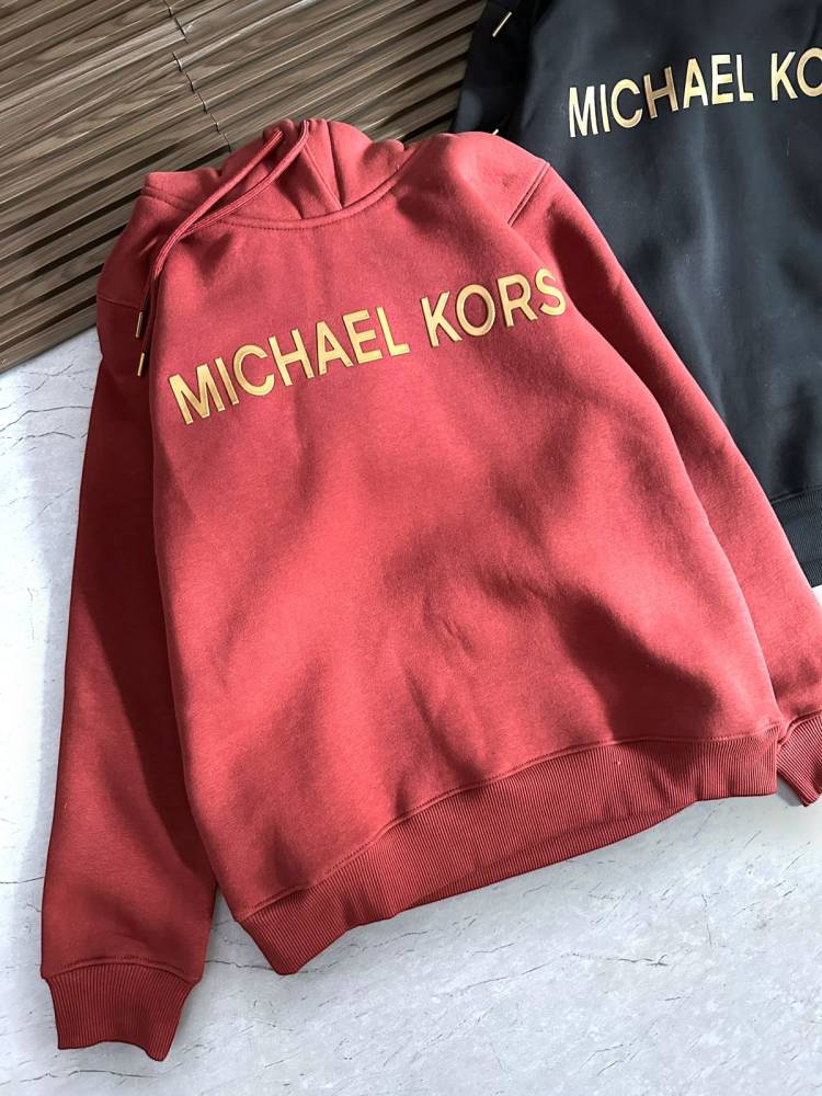 Michael Kors Red Embroidered Women Hoodies-1
