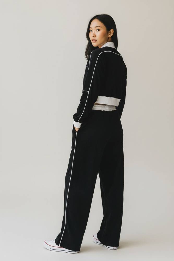 Chanel Black Premium Quality Winter Tracksuit-1