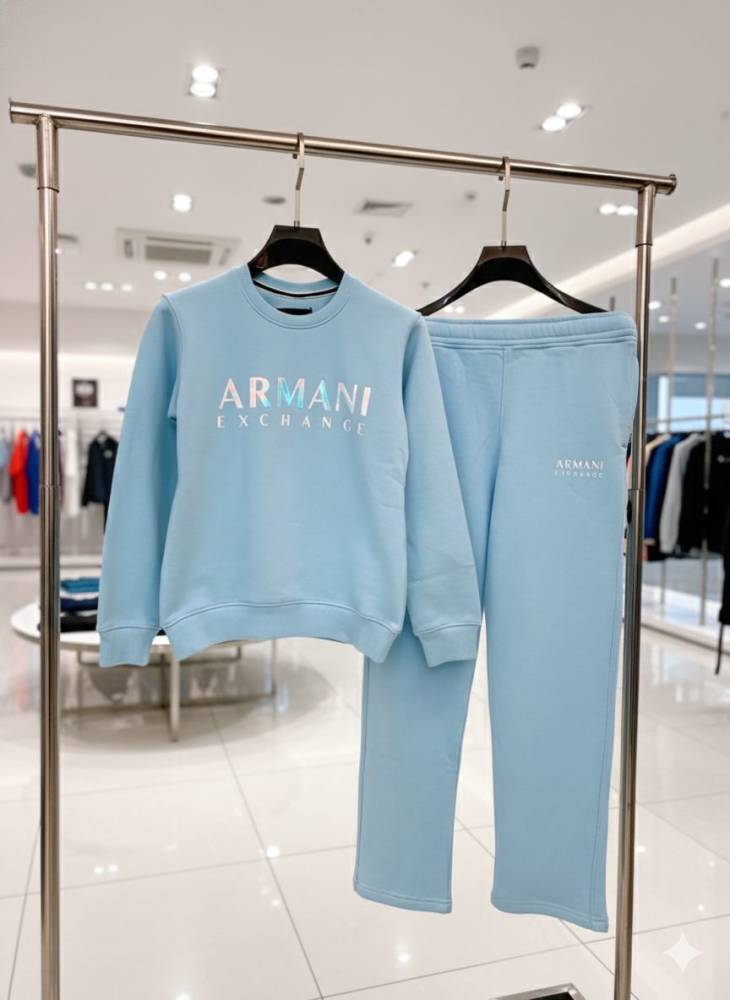 Armani Exchange Blue Premium Quality Tracksuit-thumb-2