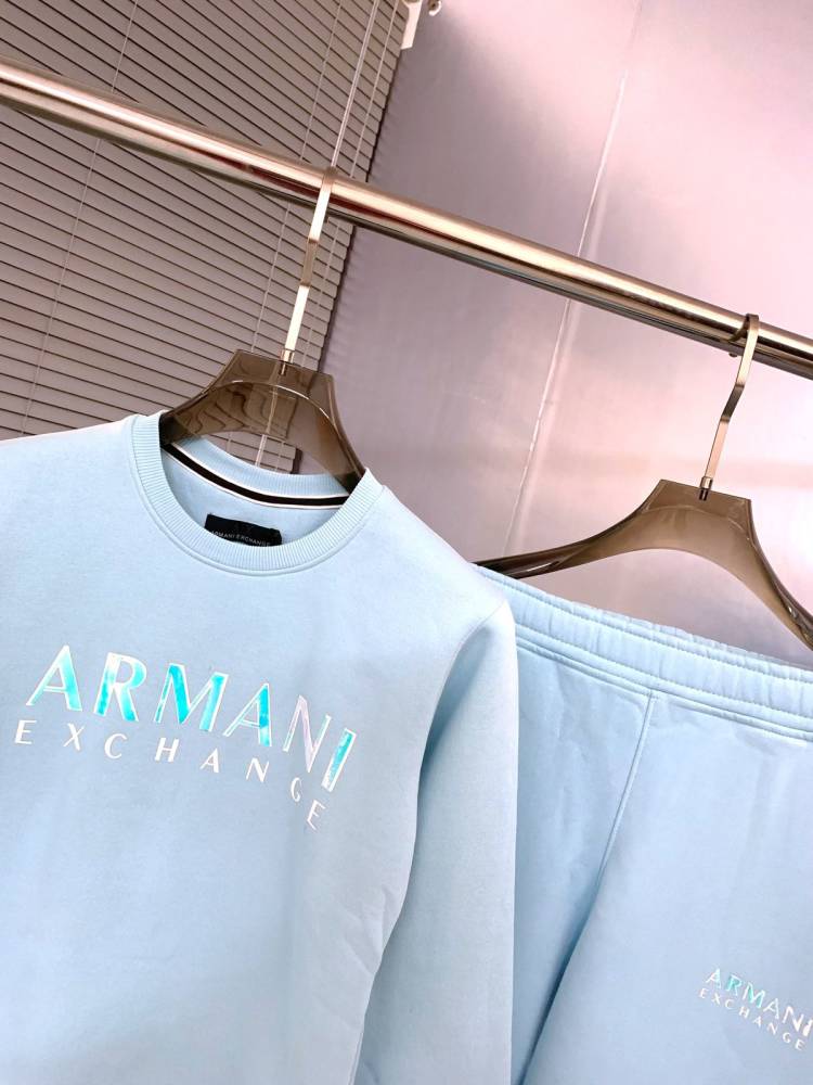 Armani Exchange Blue Premium Quality Tracksuit-thumb-4