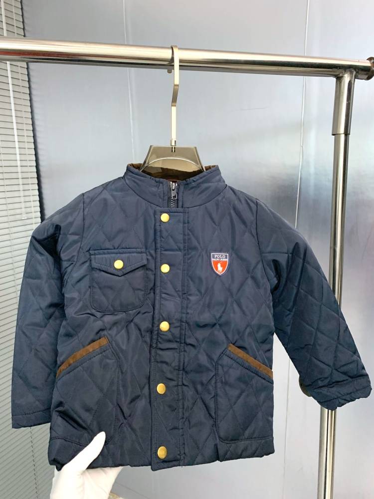 Ralph Lauren Blue High End Quality Kid's Jacket-thumb-1