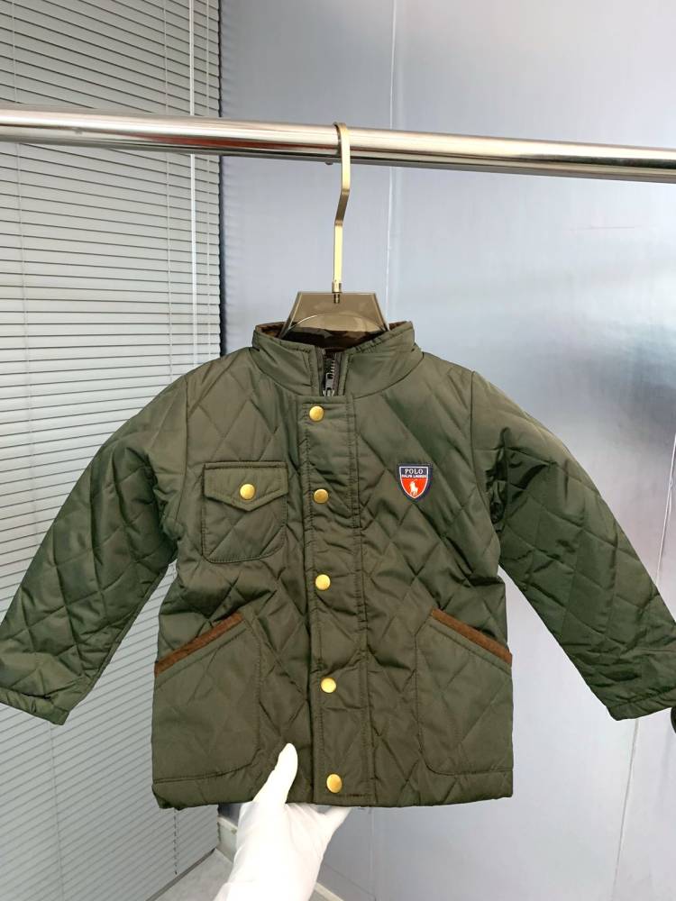 Ralph Lauren Green High End Quality Kid's Jacket-thumb-1