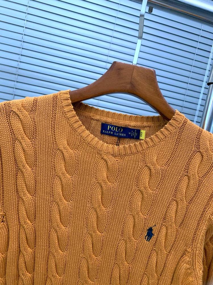 Ralph Lauren Yellow Premium Quality Cotton Sweatshirt-2