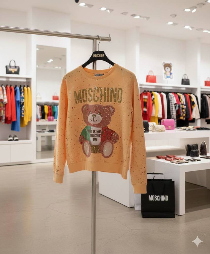 Moschino Peach Premium Quality Sweatshirt-2