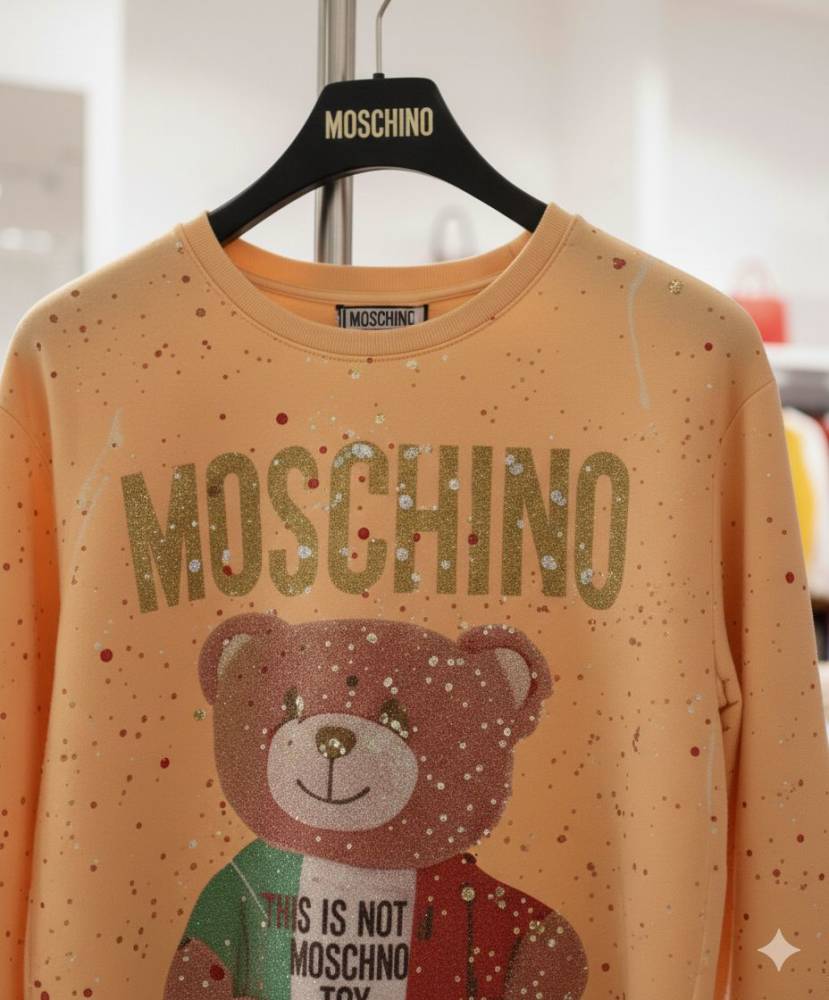 Moschino Peach Premium Quality Sweatshirt-3