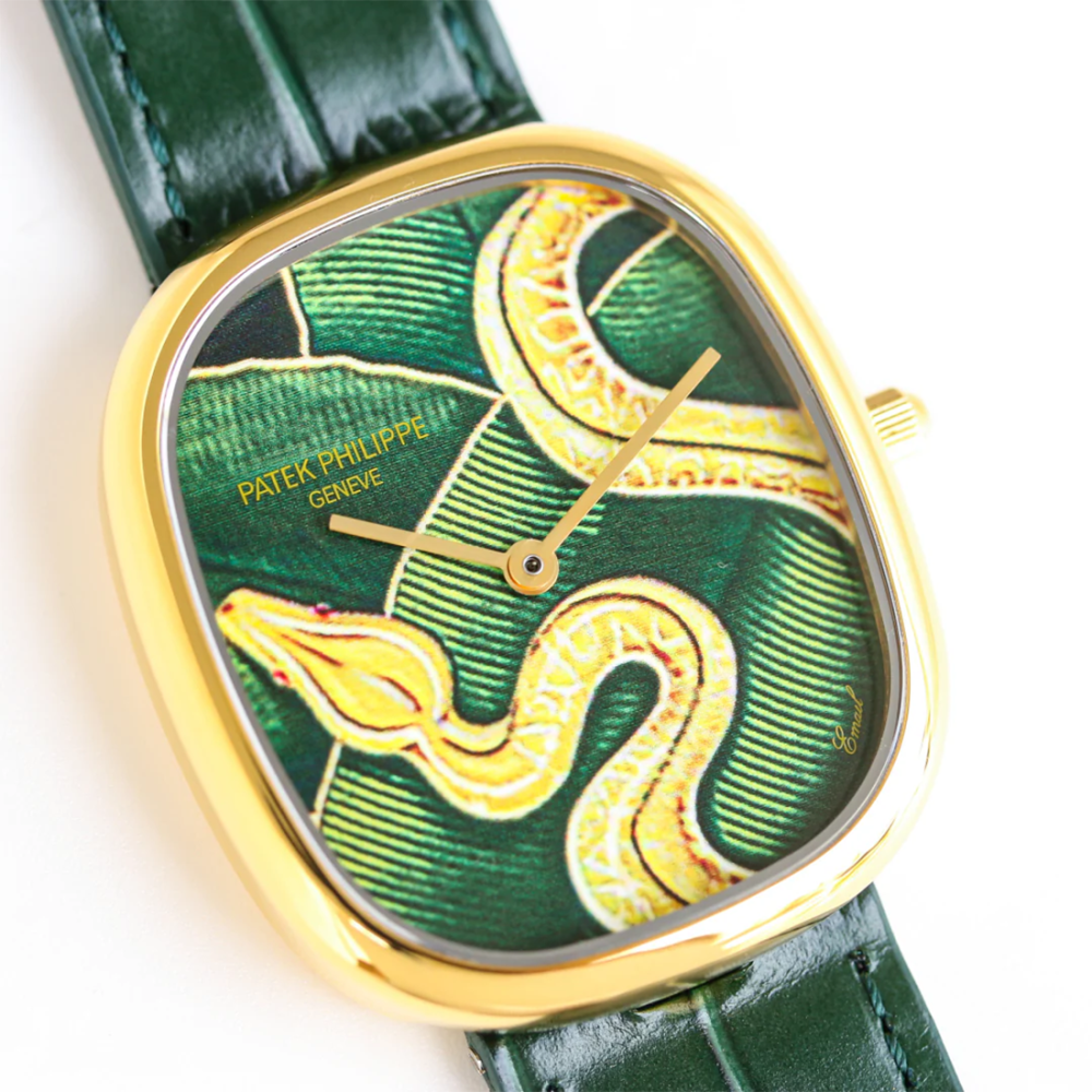 Patek Philippe Golden Ellipse "Burmese Albino Python" Watch 5738/50J-001-4