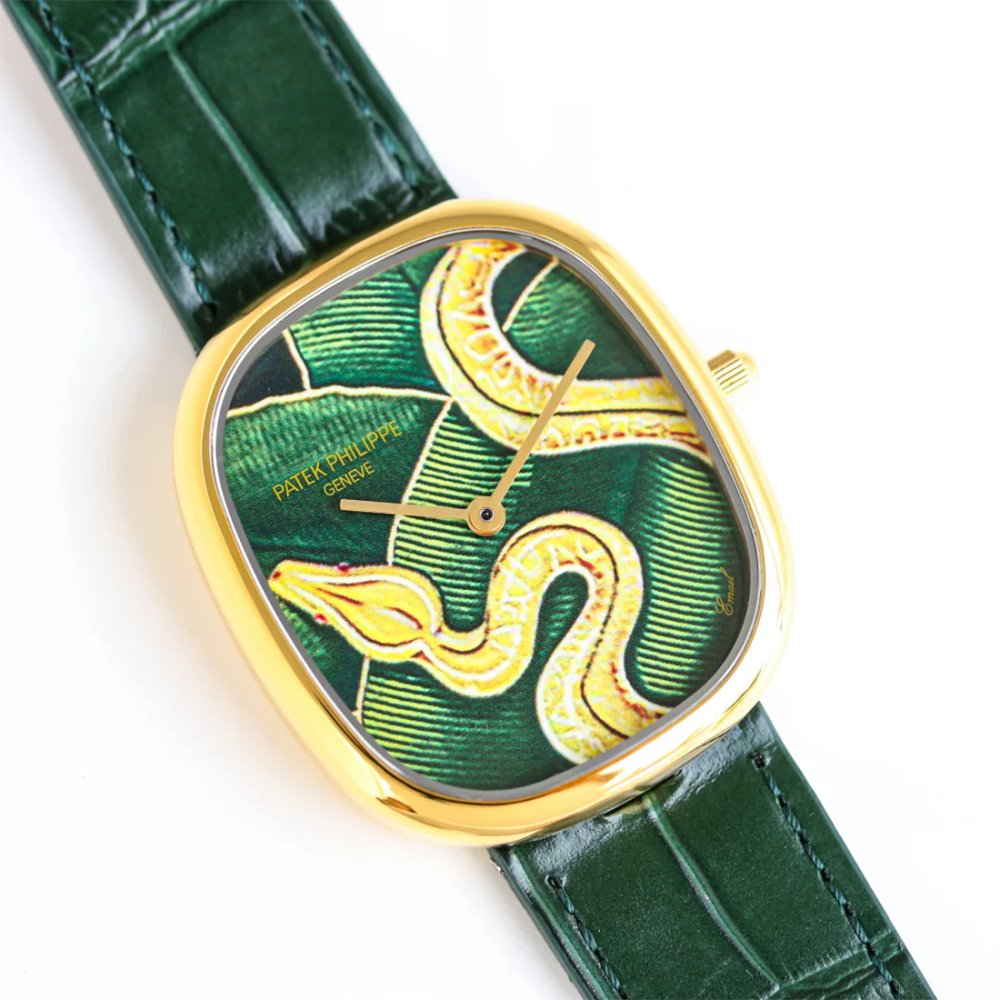 Patek Philippe Golden Ellipse "Burmese Albino Python" Watch 5738/50J-001-2