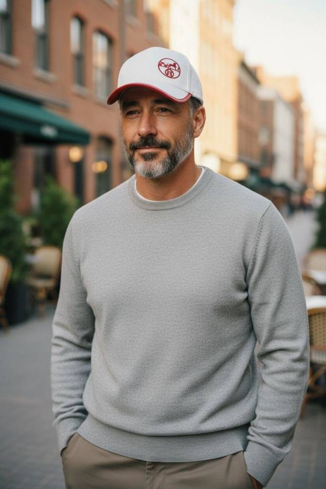 Hermes White Premium Quality Caps-1