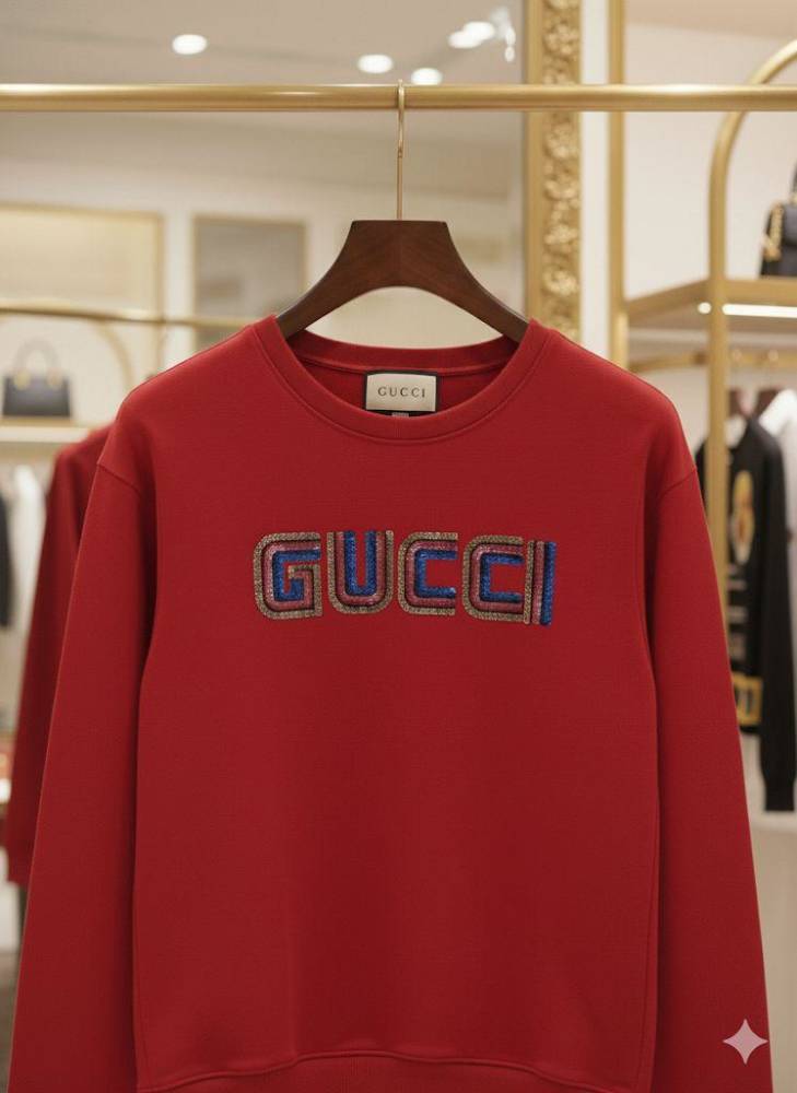 Gucci Red Premium Quality Sweatshirt-thumb-2