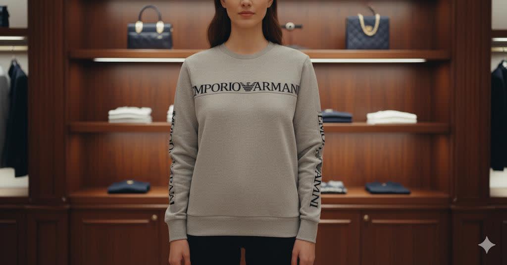 Emporio Armani Grey Premium Quality Sweatshirt-1