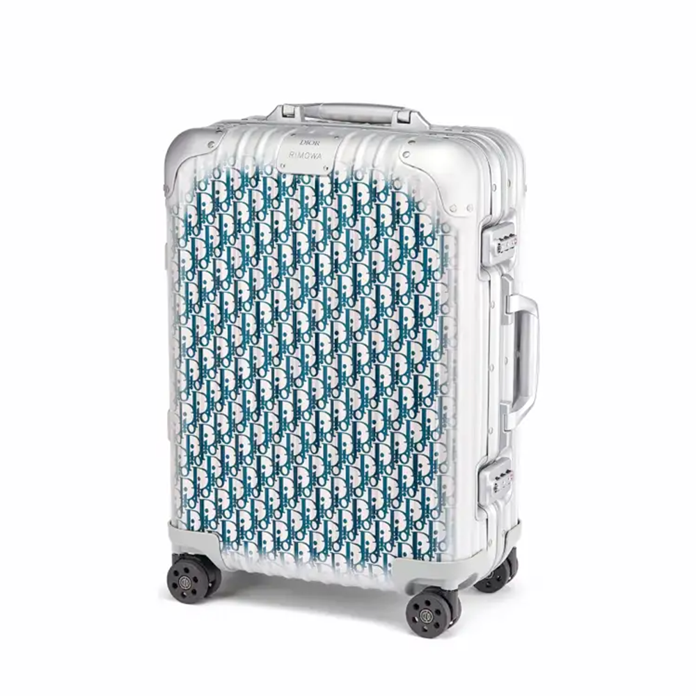 Dior & Rimowa blue Premium Cabin Trolley Bag-1