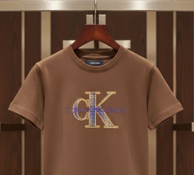 Calvin Klein Print Brown Kids T-shirt-2