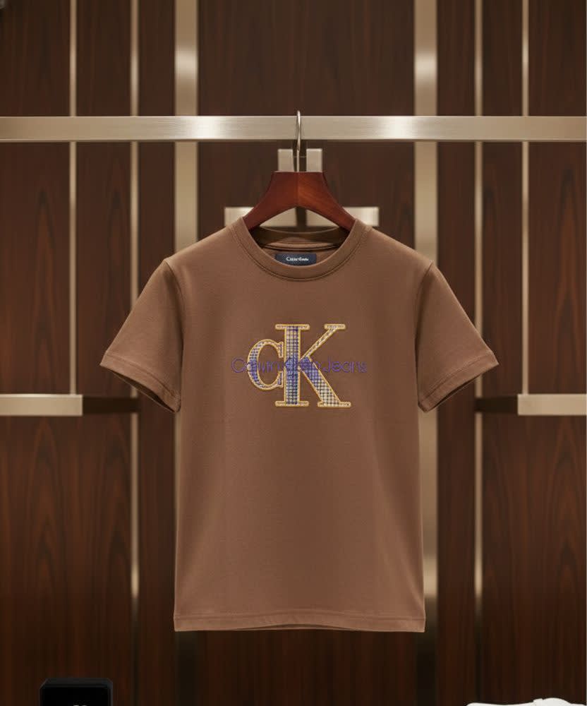 Calvin Klein Print Brown Kids T-shirt-3