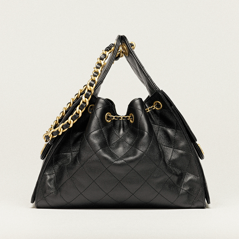 Chanel Maxi Black Iconic Shoulder Bag-1