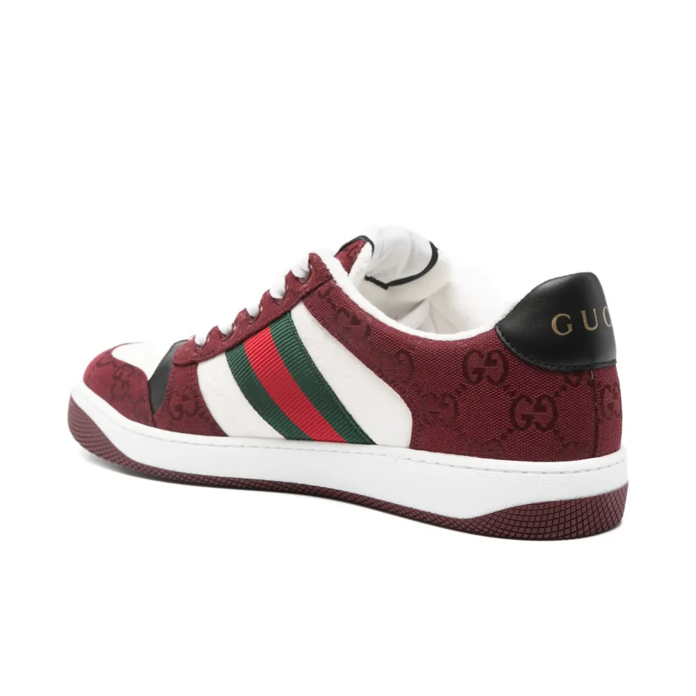 Gucci Red Screener GG Sneakers-2