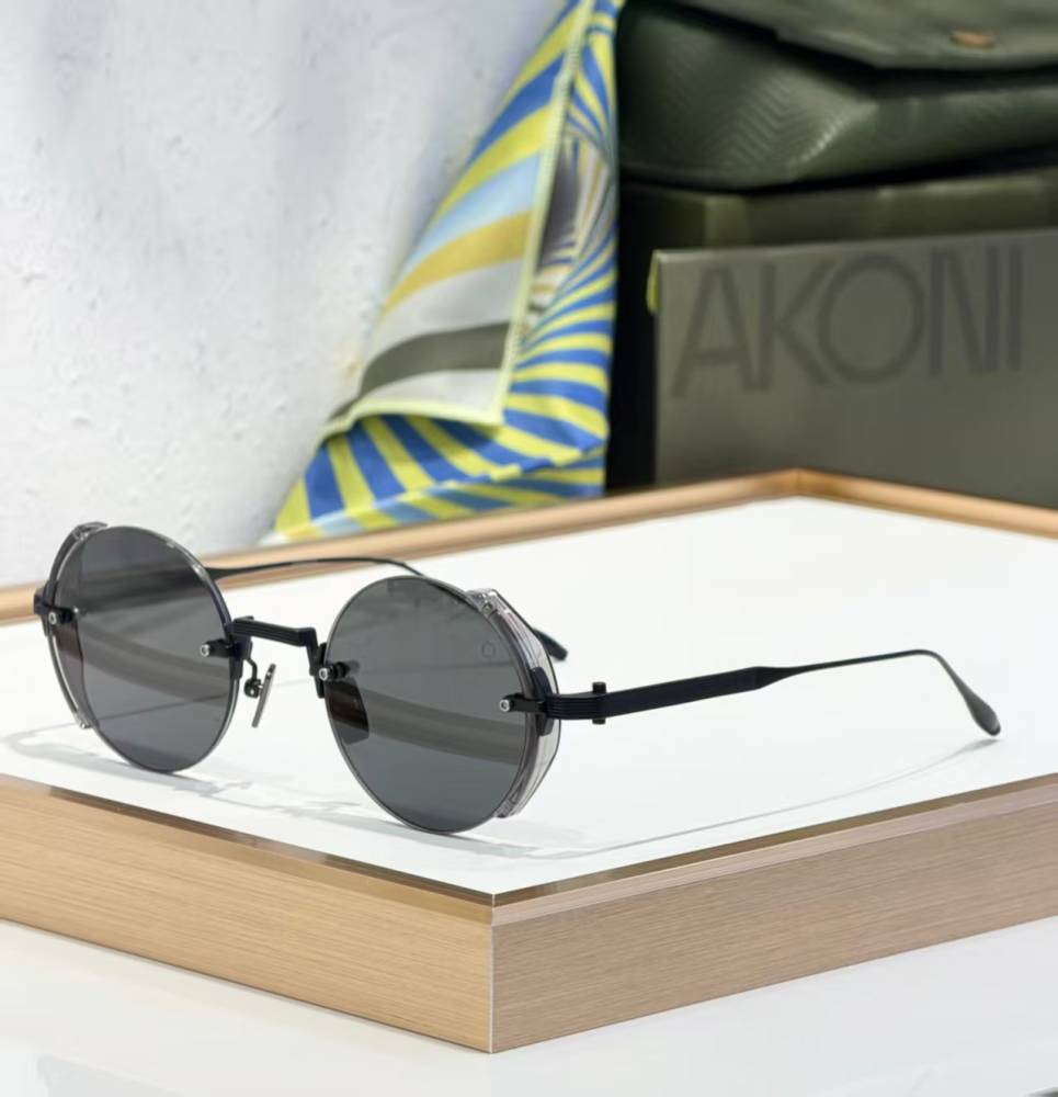 Akoni Eclipse Black Premium Sunglasses-thumb-0