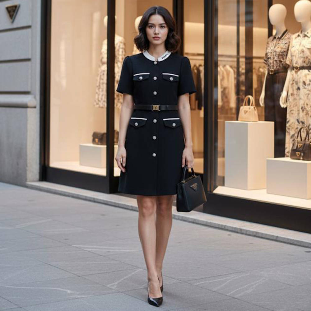 Prada Black Premium Quality Dress-2